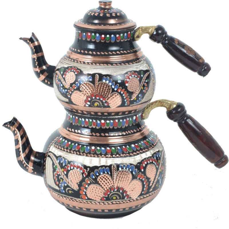 DESTALYA Turkse theepot set (mini rood