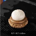 Bao tea pet met kleurverandering — Wit
