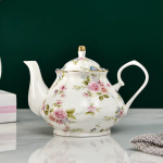 Bloementheepot van keramiek 900 ml — Rozen en bloeiende takken