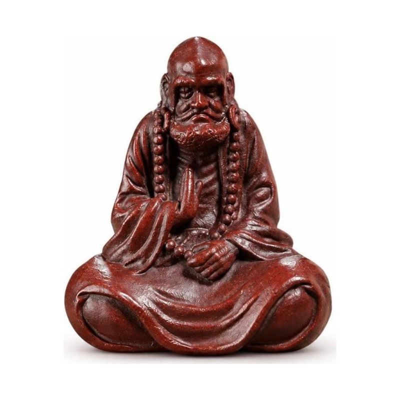 Bodhidharma tea pet van Yixing-klei (zisha)