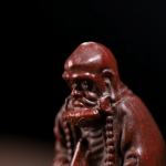 Bodhidharma tea pet van Yixing-klei (zisha)