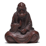 Bodhidharma tea pet van Yixing-klei (zisha)