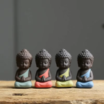 Boeddha tea pet in monniksvorm van keramiek