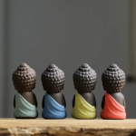 Boeddha tea pet in monniksvorm van keramiek