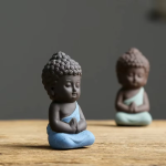 Boeddha tea pet in monniksvorm van keramiek