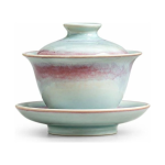 Chinese gaiwan Sancai van keramiek