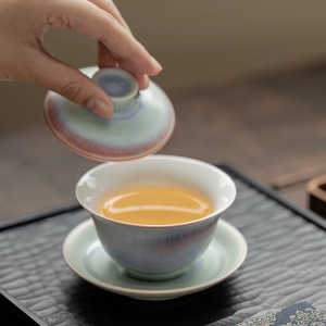 Chinese gaiwan Sancai van keramiek