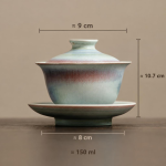Chinese gaiwan Sancai van keramiek
