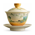 Chinese gaiwan van Dehua-porselein
