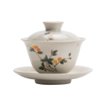 Chinese gaiwan van Dehua-porselein