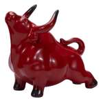 Chinese stier beeldje van keramiek