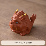 Chinese tea pet drakenvis — Zonder roodbruin voetstuk
