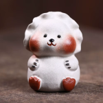 Chinese tea pet in berenvorm van Yixing-klei — 4,5 × 4 × 6 cm