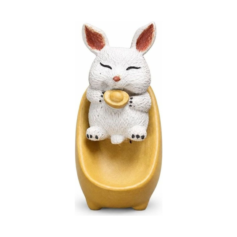 Chinese tea pet met badende dieren van Yixing-klei