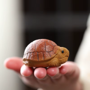 Chinese tea pet schildpad van Yixing-klei