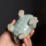 Drakenschildpad tea pet van Longquan-keramiek