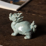 Drakenschildpad tea pet van Longquan-keramiek