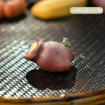Fruitvormige tea pet van Yixing-klei — Roodbruine aardappel
