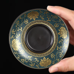 Gaiwan en porselein met gouden decor, 180 ml
