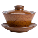 Gaiwan met gouden glazuur van porselein