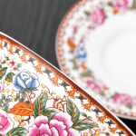 Gaiwan met handbeschilderd Chinees motief