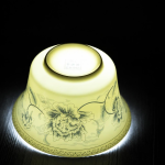 Gaiwan met handbeschilderd Chinees motief