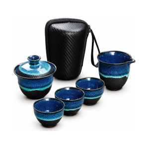 Gaiwan theeset voor onderweg van keramiek