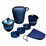 Gaiwan theeset voor onderweg van keramiek