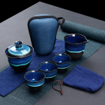 Gaiwan theeset voor onderweg van keramiek