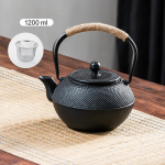 Gietijzeren theepot, theekopje of onderzetter — Theepot 1 200 ml