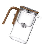 Glazen theepot met filter en magnetische knop