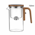 Glazen theepot met filter en zijbediening — 720 ml