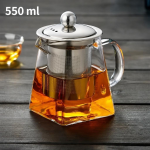 Glazen theepot met geïntegreerd filter — 550 ml