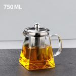 Glazen theepot met geïntegreerd filter — 750 ml