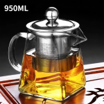 Glazen theepot met geïntegreerd filter — 950 ml