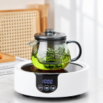 Glazen theepot met infuser in 2 inhoudsmaten