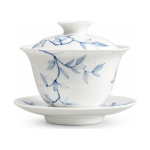 Handbeschilderde gaiwan van porselein