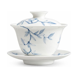 Handbeschilderde gaiwan van porselein