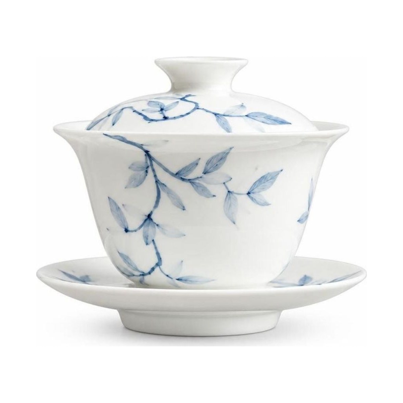 Handbeschilderde gaiwan van porselein
