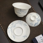 Handbeschilderde gaiwan van porselein
