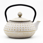 Japanse gietijzeren theepot met theezeef