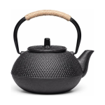 Japanse gietijzeren theepot Tetsubin met theezeef