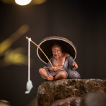 Jiang Taigong tea pet van paarse klei