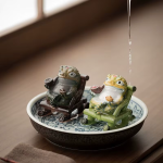 Jinchan Chinese tea pet van hars met kleurverandering