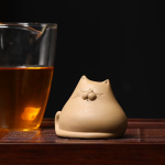 Katten tea pet van Yixing-klei (zisha)