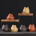 Katten tea pet van Yixing-klei (zisha)