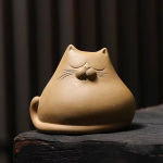 Katten tea pet van Yixing-klei (zisha)