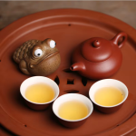 Keramieken kikker tea pet