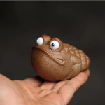 Keramieken kikker tea pet