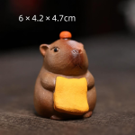 Keramieken tea pet voor de theetafel — Capibara